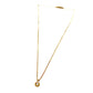 jewelry K18 D0.05ct 1Pダイヤ ネックレス K18YG レディース ゴールド