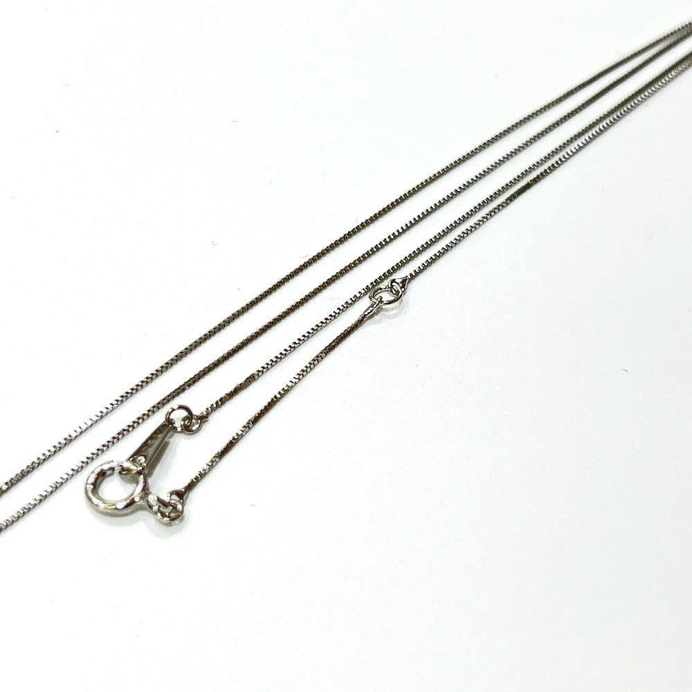 jewelry K18WG D0.20ct 1Pダイヤ K18 ダイヤ ネックレス K18WG レディース シルバー