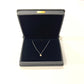 jewelry K18WG D0.20ct 1Pダイヤ K18 ダイヤ ネックレス K18WG レディース シルバー