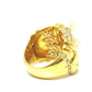 jewelry K18 2玉パール D1.46ct ダイヤ リング・指輪 K18YG レディース ゴールド