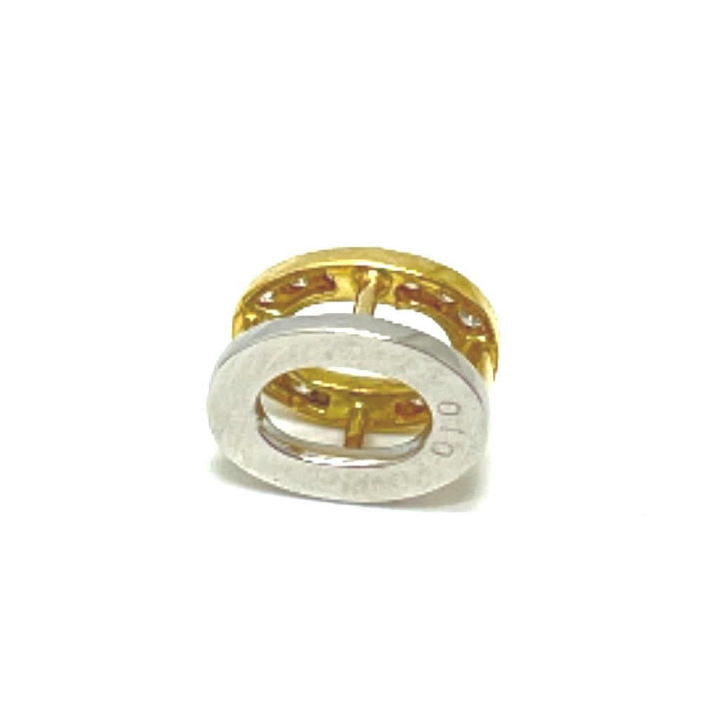 jewelry K18×Pt850 ダイヤ ミニ ペンダントトップ K18/Pt850 レディース ゴールド