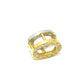 jewelry K18×Pt850 ダイヤ ミニ ペンダントトップ K18/Pt850 レディース ゴールド