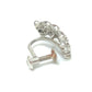 jewelry Pt900 ダイヤ 片方 イヤリング Pt900 レディース シルバー