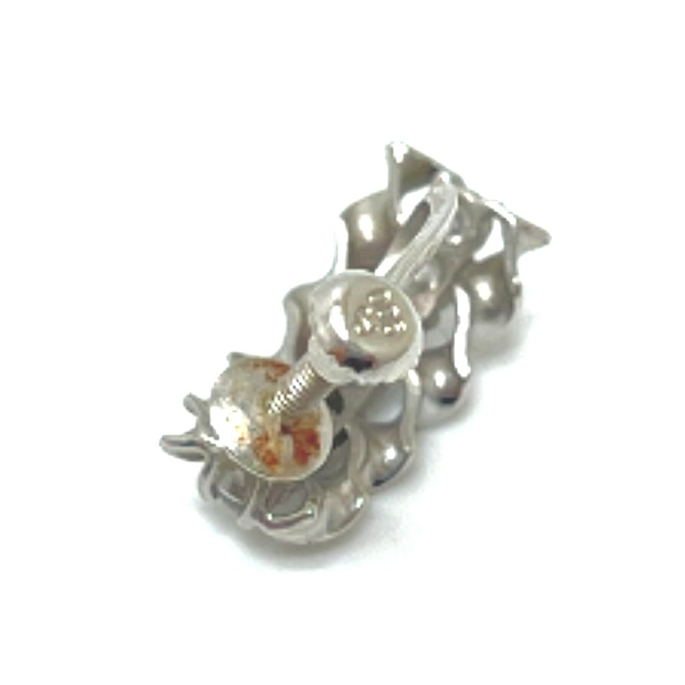 jewelry Pt900 ダイヤ 片方 イヤリング Pt900 レディース シルバー