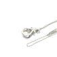 jewelry K18WG K10WG ダイヤ D0.15ct チェーン ネックレス K18WG レディース シルバー
