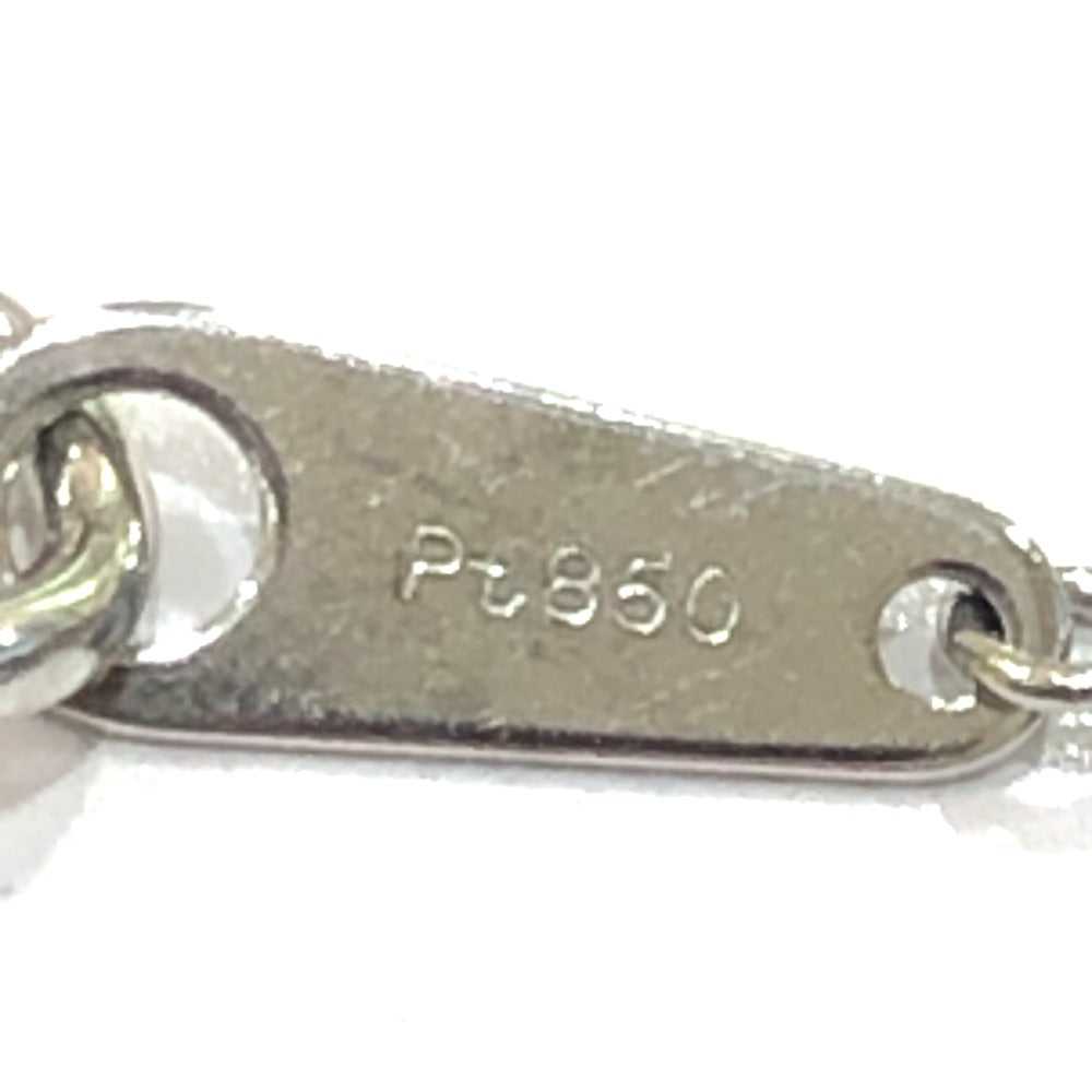 jewelry Pt850 Pt900 D0.29ct D0.13ct サークル ダイヤ ネックレス Pt900 レディース シルバー