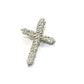 jewelry Pt900 D0.50ct ミニ クロス ダイヤ ネックレス ジュエリー アクセサリー 天然ダイヤモンド ペンダントトップ Pt900 レディース シルバー