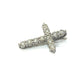 jewelry Pt900 D0.50ct ミニ クロス ダイヤ ネックレス ジュエリー アクセサリー 天然ダイヤモンド ペンダントトップ Pt900 レディース シルバー
