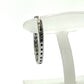 jewelry K18WG D0.20ct ダイヤ×ブラックダイヤ 片耳 ループ 宝石 ピアス K18WG レディース シルバー
