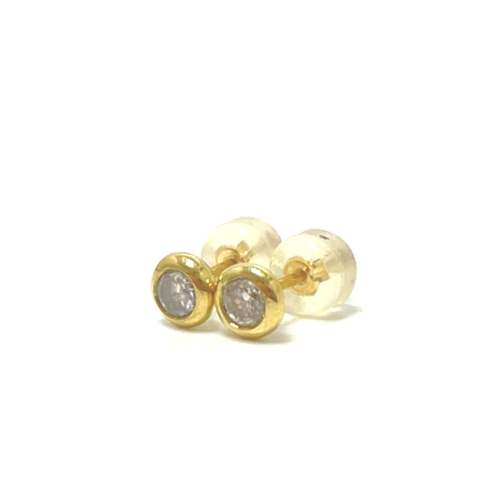 jewelry K18 ダイヤ D0.14ct 両耳 ジュエリー アクセサリー ピアス K18 レディース ゴールド