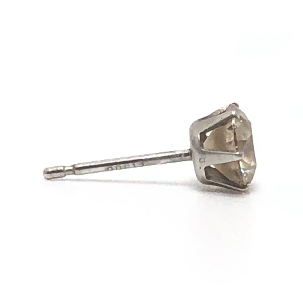 jewelry Pt900 1Pダイヤ アクセサリー ジュエリー 片耳用 ピアス Pt900 レディース シルバー