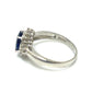 jewelry Pt900 S1.50ct D0.20ct サファイア リング・指輪 Pt900 レディース シルバー
