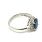 jewelry Pt900 S1.50ct D0.20ct サファイア リング・指輪 Pt900 レディース シルバー
