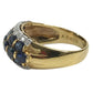 jewelry K18 Gold 18K S4.62ct D0.17% Diamond Sapphire Accessory Jewelry Ring K18 Yellow Gold Gold Used