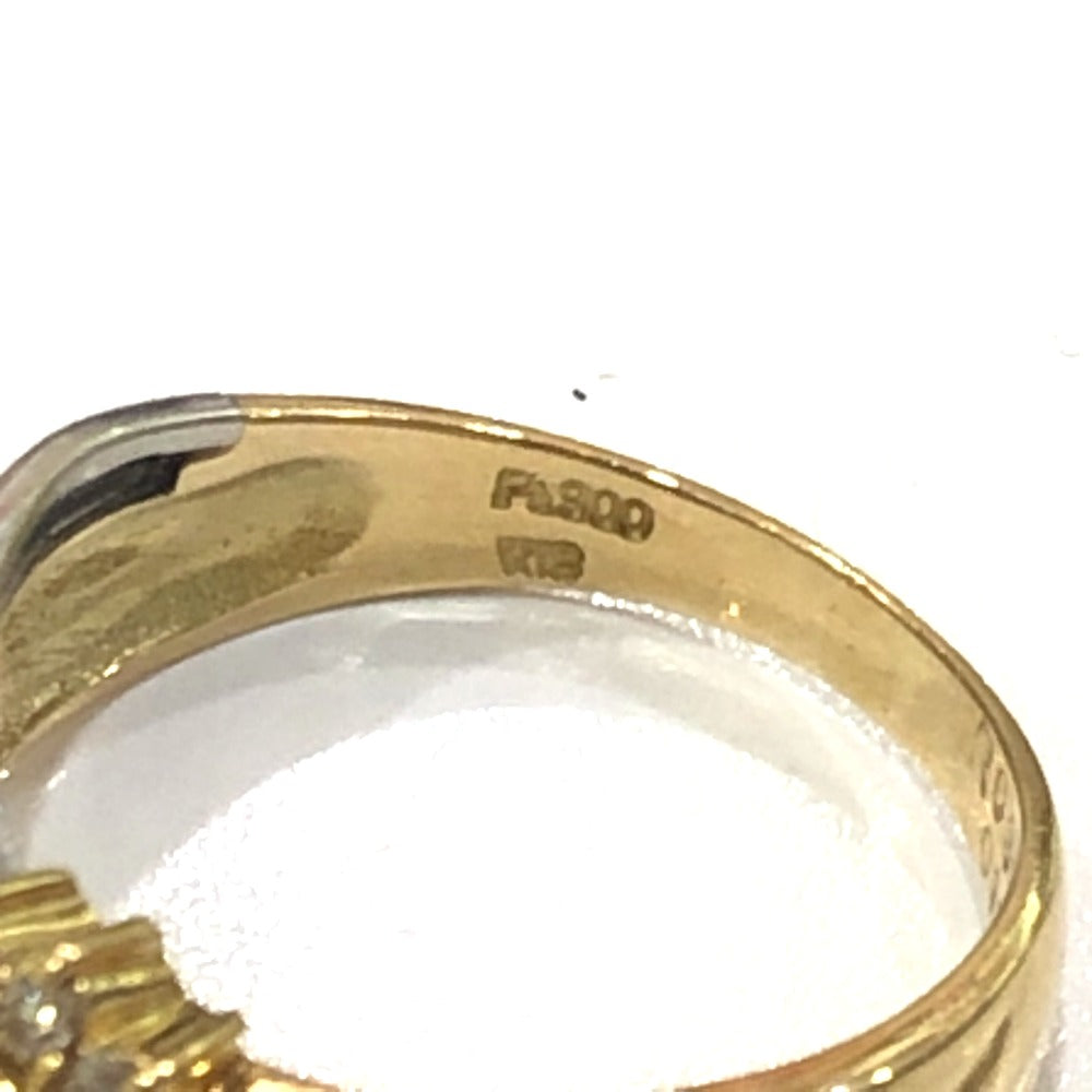 jewelry K18×Pt900 R0.33ct D0.15ct ルビー ダイヤ アクセサリー リング・指輪 K18/Pt900 レディース ゴールド