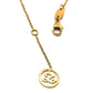 jewelry K18PG ビジュー アメジスト チェーン ネックレス K18PG レディース ピンクゴールド ゴールド