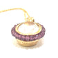 jewelry K18PG ビジュー アメジスト チェーン ネックレス K18PG レディース ピンクゴールド ゴールド