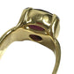 jewelry K18 Gold 18K K18 Garnet 7.99ct D0.07ct Diamond Accessory Jewelry Ring K18 Yellow Gold Gold Used