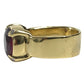 jewelry K18 Gold 18K K18 Garnet 7.99ct D0.07ct Diamond Accessory Jewelry Ring K18 Yellow Gold Gold Used