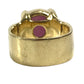 jewelry K18 Gold 18K K18 Garnet 7.99ct D0.07ct Diamond Accessory Jewelry Ring K18 Yellow Gold Gold Used