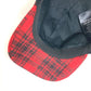 GUCCI 439029 Check Knit Cap with Pompoms, Cotton, Women's, Red