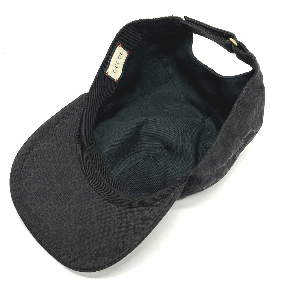 GUCCI 627114 Gucci Off The Grid グッチ オフ・ザ・グリッド GG ロゴ 帽子 キャップ帽 ベースボール キャップ ナイロン メンズ ブラック