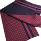 GUCCI GG Two-Tone Wool Scarf, Women's, Red