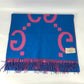 GUCCI 726526 GG Jacquard Fringe Two-Tone Wool Scarf, Women's, Pink