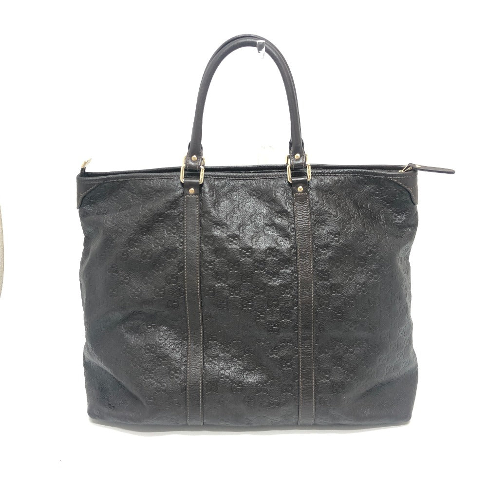 GUCCI 201482 Guccissima Handbag Travel Bag Tote Bag Leather Women's Brown