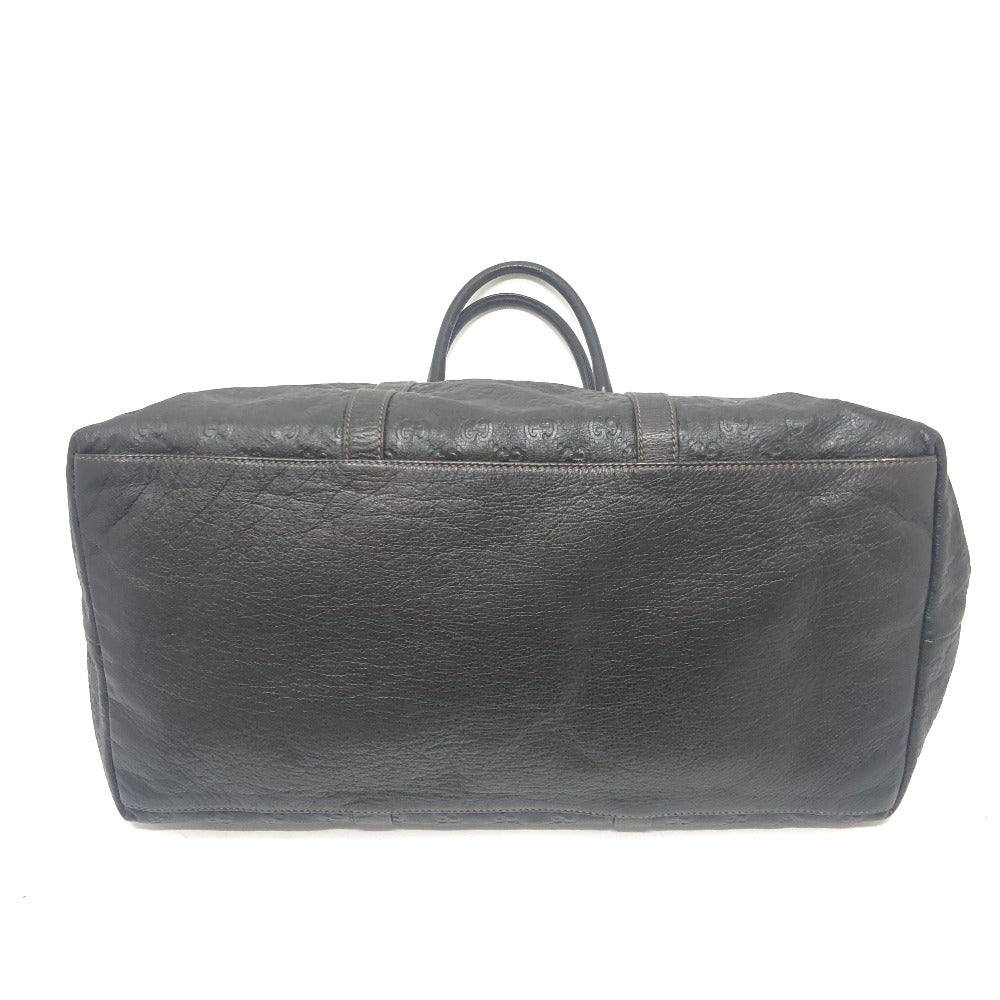 GUCCI 201482 Guccissima Handbag Travel Bag Tote Bag Leather Women's Brown