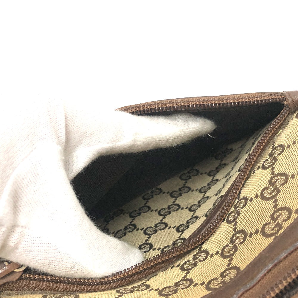 GUCCI 001-4198 GGCanvas One-shoulder bag, handbag Shoulder Bag Canvas Beige Used