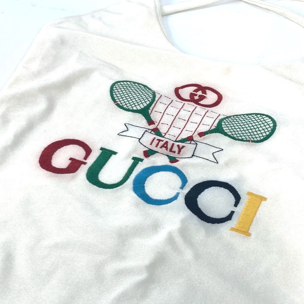 GUCCI Beachwear Logo Swimwear Apparel Swimsuit Nylon Women's White