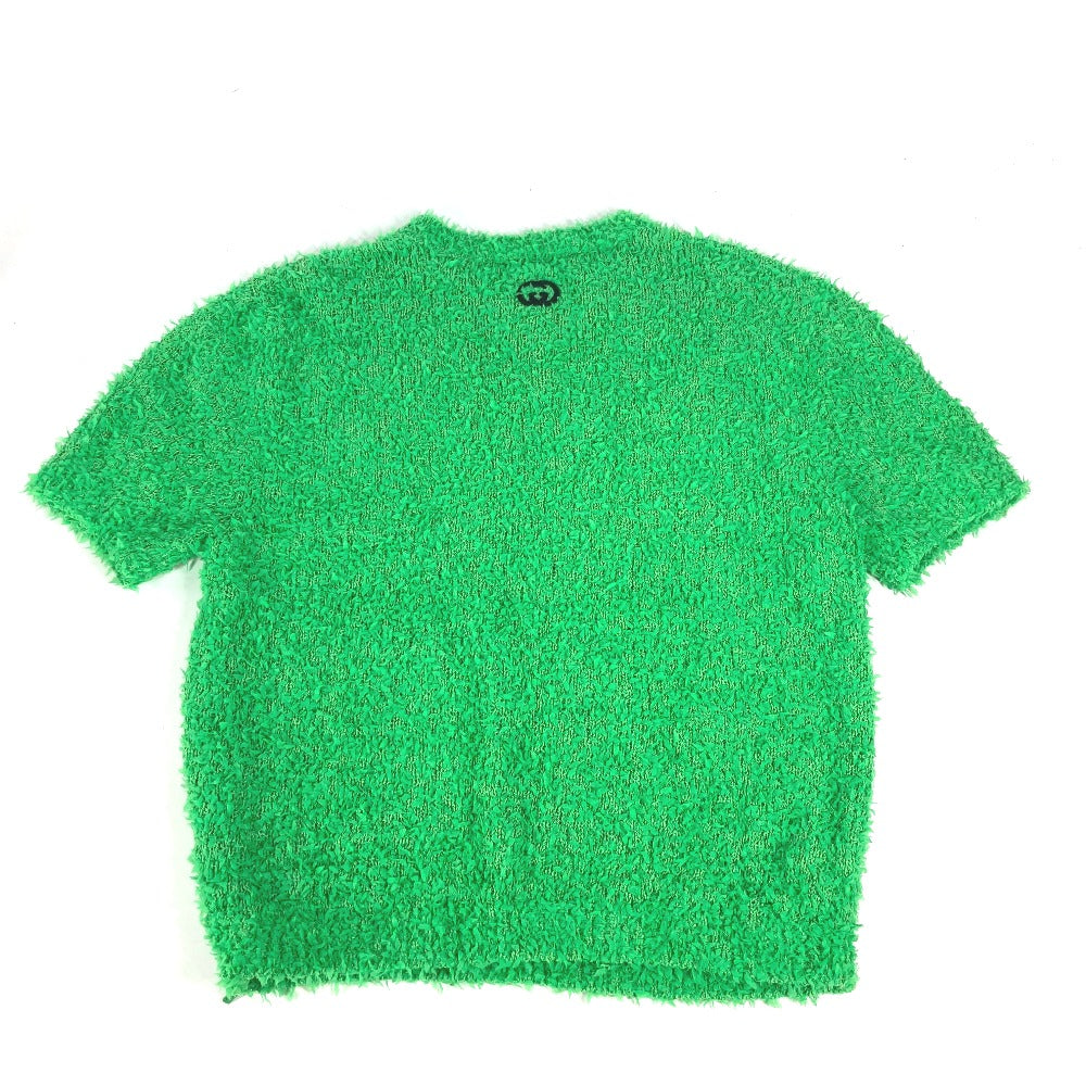 GUCCI GG ロゴ アパレル トップス 半袖 Tシャツ ジッパー付 半袖Ｔシャツ コットン レディース グリーン