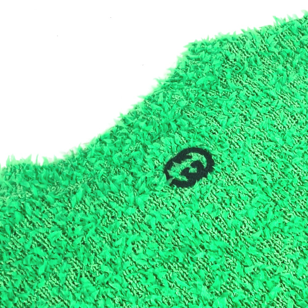 GUCCI GG ロゴ アパレル トップス 半袖 Tシャツ ジッパー付 半袖Ｔシャツ コットン レディース グリーン