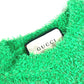 GUCCI GG ロゴ アパレル トップス 半袖 Tシャツ ジッパー付 半袖Ｔシャツ コットン レディース グリーン