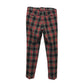 GUCCI 864U01 Checkered Sweatpants, Men's Wool, Red