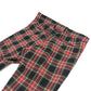 GUCCI 864U01 Checkered Sweatpants, Men's Wool, Red