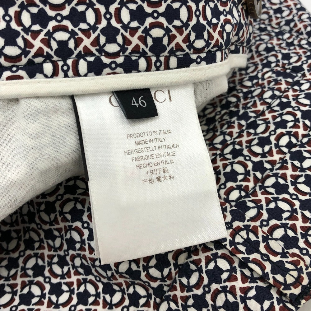 GUCCI 308172 Horsebit Pants, Men's Cotton, Multicolor