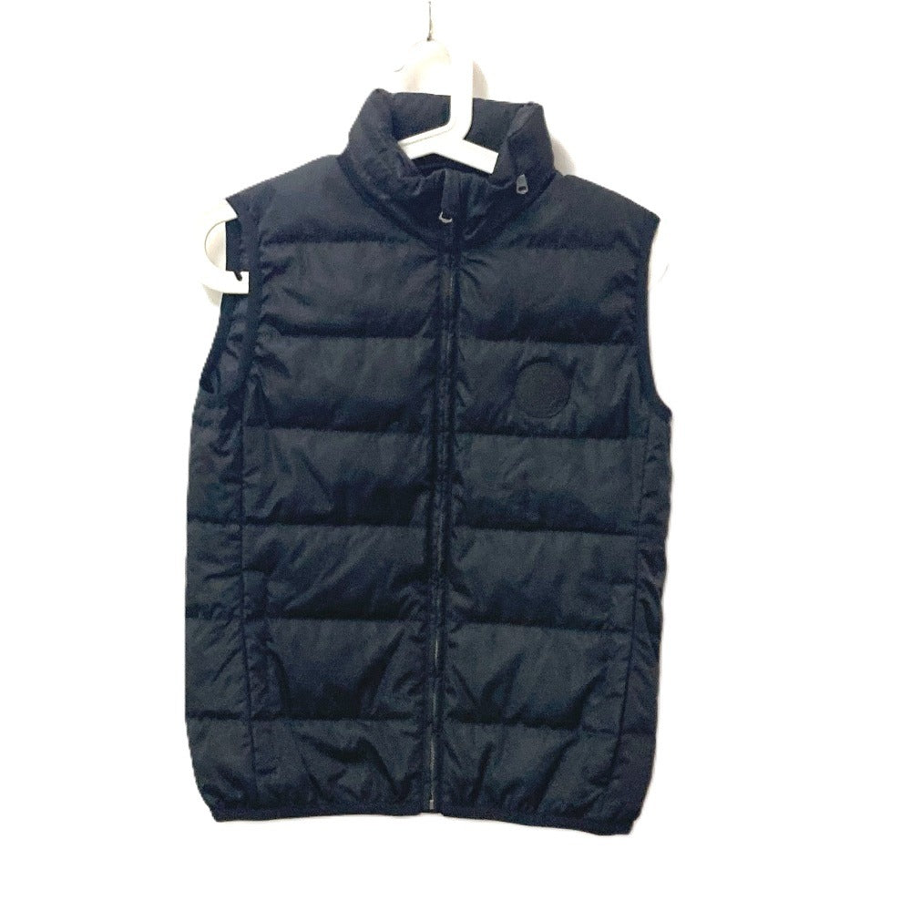 GUCCI 429855 Women's Sleeveless Down Vest with Logo and Patch, Black, Nylon