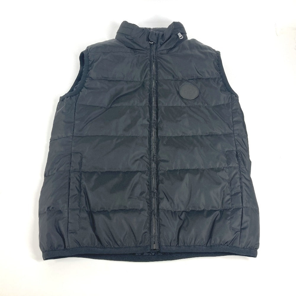 GUCCI 429855 Women's Sleeveless Down Vest with Logo and Patch, Black, Nylon