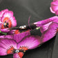 GUCCI 722304 Ribbon Flower Shirt, Apparel Top, Scarf Included, Shoulder Pads, Long Sleeve Shirt, Silk, Women's, Black