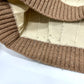 GUCCI 716348XKCQD 23SS Ribbed Crew Neck Long Sleeve Knit Top Apparel Wool Sweater Men's Beige