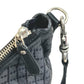 GUCCI 243308 Diamante Shoulder Bag Canvas Women's Black x Gray