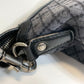 GUCCI 243308 Diamante Shoulder Bag Canvas Women's Black x Gray