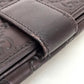 GUCCI 256933 グッチシマ MAYFAIR（メイフェア） Wホック三つ折り財布 長財布 シマレザー レディース ダークブラウン ダークブラウン