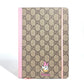 GUCCI ディズニー DISNEY コラボ デイジーダック ノート メモ帳 GGスプリーム ステーショナリー ノートブック GGスプリームキャンバス ユニセックス ピンク