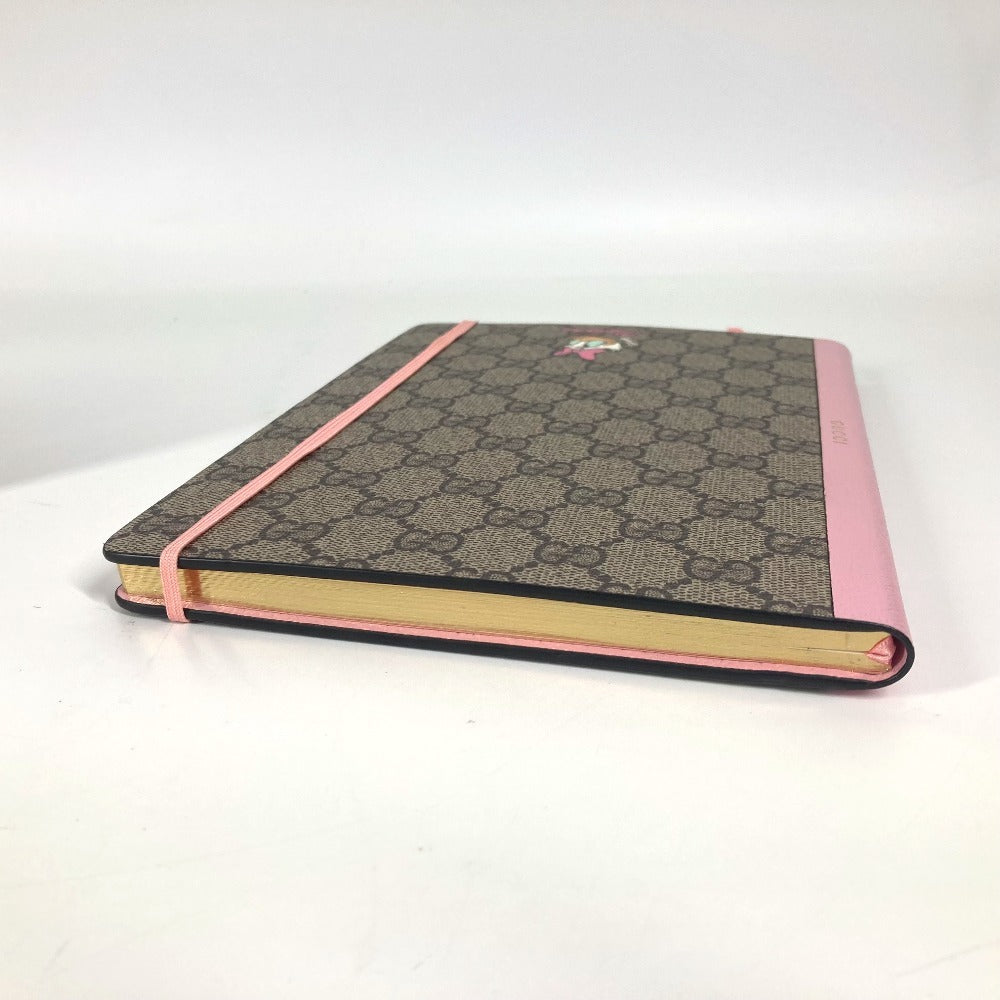 GUCCI ディズニー DISNEY コラボ デイジーダック ノート メモ帳 GGスプリーム ステーショナリー ノートブック GGスプリームキャンバス ユニセックス ピンク