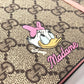 GUCCI ディズニー DISNEY コラボ デイジーダック ノート メモ帳 GGスプリーム ステーショナリー ノートブック GGスプリームキャンバス ユニセックス ピンク