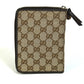 GUCCI 233152 GG Gutchori Chihuahua Stationery Round Zipper Notebook Cover in GG Canvas/Leather, Brown