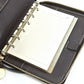 GUCCI 233152 GG Gutchori Chihuahua Stationery Round Zipper Notebook Cover in GG Canvas/Leather, Brown